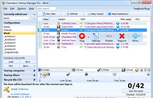 Chameleon Startup Manager screenshot 1
