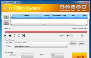 Boilsoft RingTone Converter screenshot 1