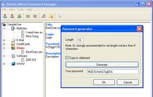 Bitobit Mithril Password Manager screenshot 1