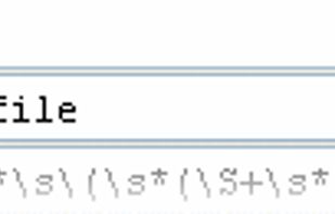 Files to search can be specified using a list of wildcards or regular expressions