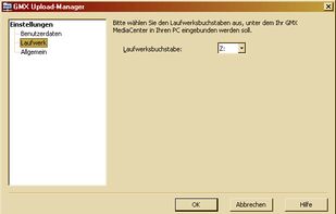 Choose Disk Drive Letter