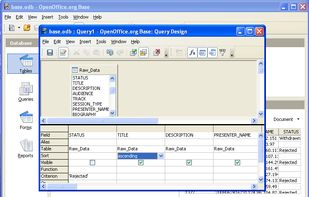 Apache OpenOffice Base screenshot 1