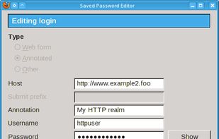 Save Password Editor screenshot 3