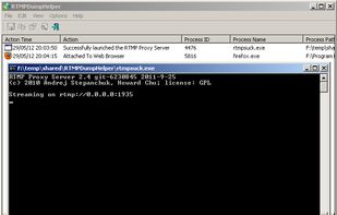 RTMPDumpHelper screenshot 2