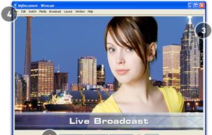 Wirecast screenshot 1