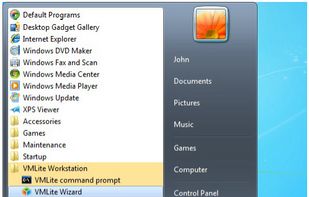 Choose VMLite Wizard