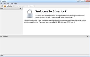 Silverlock main window on Windows 7