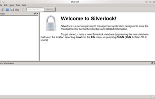 Silverlock main window on Kubuntu (Linux)