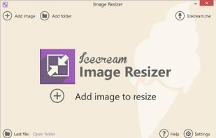 Icecream Image Resizer screenshot 1