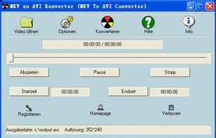 mkv to avi converter (German version)
