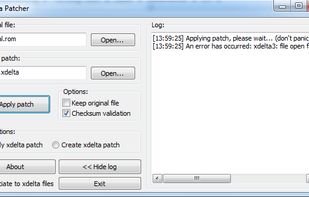 Delta Patcher screenshot 2