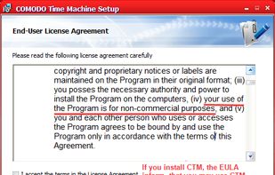 Installation: EULA allow only non-commercial usage