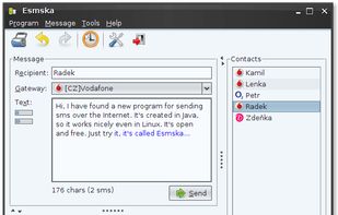 Esmska screenshot 1