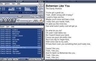 Lyrics in Winamp