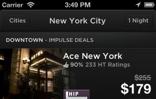 Hotel Tonight screenshot 1