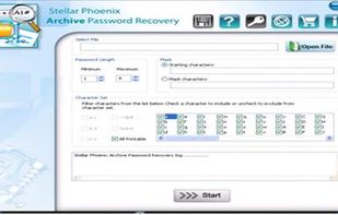 Stellar Phoenix Archive Password Recovery screenshot 1