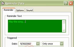 Reminder Text & Trigger