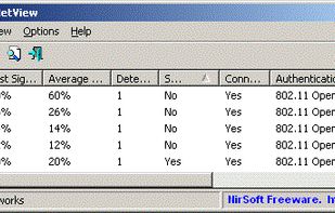 WirelessNetView screenshot 1