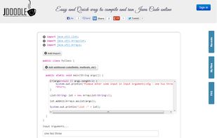 JDoodle.com screenshot 1
