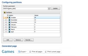 Data Partitioning on the created site