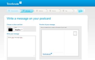 Touchnote screenshot 1