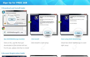 ASUS WebStorage screenshot 1