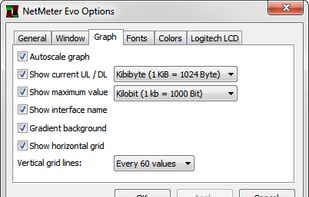 Options dialog (Graph)