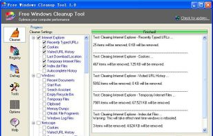 Free Windows Cleanup Tool screenshot 1
