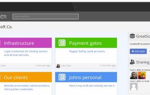 Vaultier.org screenshot 1