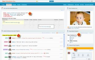 Bird View on Personal and Project Dashboards