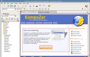 KompoZer screenshot 1