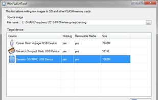 WinFLASHTool screenshot 1