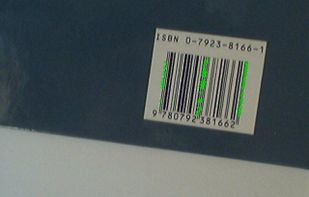 ZBar bar code reader screenshot 2
