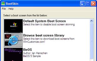 BootSkin screenshot 1
