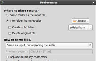 SoundConverter screenshot 1