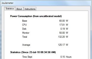 Joulemeter screenshot 1
