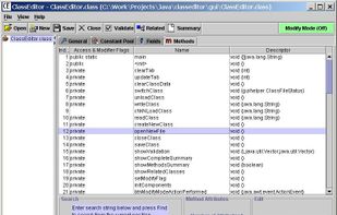 Java Class File Editor screenshot 1