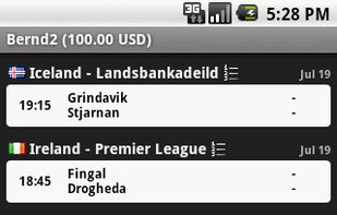 Soccer Livescores screenshot 1