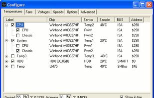 SpeedFan screenshot 1