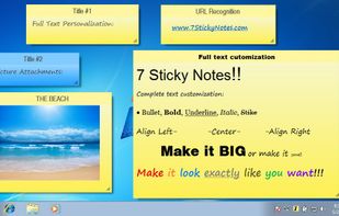 7 Sticky Notes screenshot 1