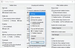 7+ Taskbar Tweaker screenshot 1
