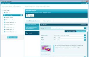 CoolTweak's menu editor resizing options