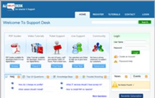 AJ Help Desk SAAS screenshot 1