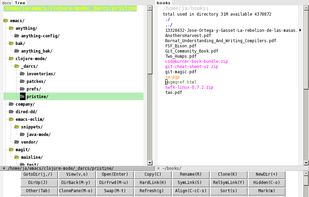 With extensions installed: tabs, tree, modeline, buttons -- graphics mode