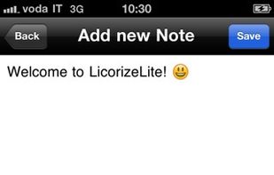 Licorize screenshot 1