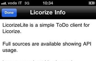 Licorize screenshot 2