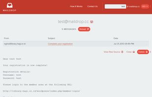MailDrop screenshot 1