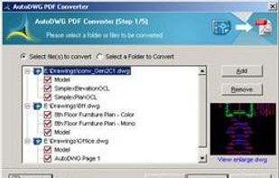 AutoDWG DWG to PDF Converter screenshot 1