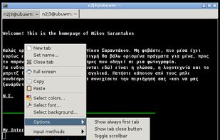 version 2.3.4, right click menu, 2 open tabs.