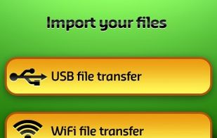 Import your files